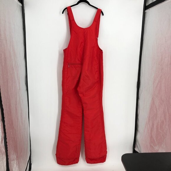 Topher red Vintage ski suit with suspenders snow suit pants Overalls Size L - Picture 2 of 16